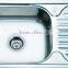 foshan single bowl kitchen stainless steel sink with drainer HD6642