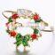 Wholesale christmas bridal flower bouquet latest design vogue jewellery bangle