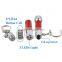 Custom Logo printed Colorful 3 LED Torch Light Keychain