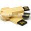 Customized key shape bamboo flash drive 16GB