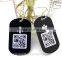 2015 customized stainless steel printing custom dog tag