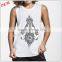 High Quality Ladies Loose Fit Tank Top Womens Workout Singlets Low Cut Sleeveless Sport Running Wear