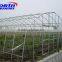 Aluminum frame Glass Greenhouse PC greenhouse with aluminum structure single span with automatic ventilation greenhouse