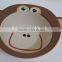 2015 hot selling bamboo fibre product ,monkey decal dinner set