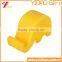 Wholesale elephant silicone mobile phone holder, animal shape pvc phone holder