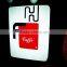 Advertising Acrylic Screen Printing Wall Mounted Sign Box