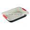 2 pcs ceremic baking molds bakeware sets with silicone handles