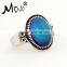 Fashion Jewelry Ring Zinc Alloy Safe Material In Antique Sterling Silver Plating for Sale Hot Alloy Ring