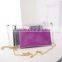 fancy newest clear pvc mini messenger bag