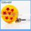 Dragonball Z Stars Crystal Glass Ball Keychain