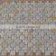 New Arrive special cross-shaped pattern Chinese river shell mosaic murals,shell mosaic tile