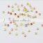 Metal edge round square nail art pearl with diy nail art decoration hemming nail diamond alloy ZX:SP529