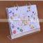 Clear Acrylic Calendar Stand With Pen Holder For Office