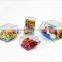 Reinforced Angles Clear Perspex Candy Boxes With Lid And Hinge