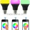 E27 Music Alarm Group Bluetooth E27 Dimmable 16Million Colors Smart LED Light Bulb 85-265v