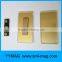 Blank rectangular plastic magnetic name badge