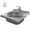NSF Stainless Steel Hand Sink, Wall Mounted Stainless Steel Hand Wash Sink for Commercial Kitchen