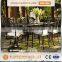 Cast aluminum Dining Set With Rectangle Table set outdoor furniture garden set