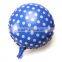 45*45cm mix color polka dot balloons Wave point helium mylar balloon