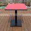 square steel garden furniture dining table legs