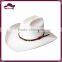 New design hat good quality wool felt cowboy hat with fur band