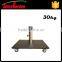 Outdoor Square Metal Umbrella Base with Wheels