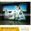 Single sided backlit panel aluminum profile light box for outdoor equipments