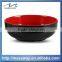 Cartoon Red and Black Color Plastic Cutlery Set Rice Melamine Soup Bowl