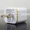 Aluminum 5V 2.1A Dual Ports USB AC Power Wall Charger with US Plug