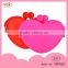 High quality heart shaped friendly silicone customized coin wallet