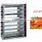 Stainless steel Gas Chicken Rotisserie Oven with 5 pins for sale