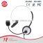 Yes Hope Corded RJ telephone headset noise cancelling calling center headphone with microphone and QD cable