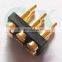 SMT two row 6pin pogo pin spring loaded pogo pin connector pitch 2.54mm