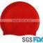 Fashionable Promotional Custom Logo Printed Silicone Swimming Cap