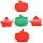 Wholesale Safe Chewable Silicone Teether Baby Ring
