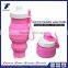 530ML Silicone Water Bottle Portable Travel Sports Drink Bottle