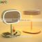 New Arrival Single Side Desktop Rechargeable LED Light Cosmetic Mirror Makeup Mirror With LED Lamp