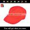 Factory supply high quality flat top style pure red military caps