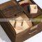 Home used cheap new design wooden rice bin with wheel