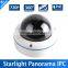 IR Color Camera With 1.3MP/1.0MP POE Dome Support Waterproof Starlight IP Camera 0.0001Lux Day&Night 5MP Fisheye Lens