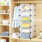 Bedroom Plastic Foldable Wardrobe Cloth Storage Cabinet