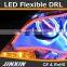 Dual Color Switchback Headlight Soft Tube LED Strip DRL Daytime Light White & Amber Turn Signal Light