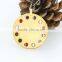 Round universal model with 5 in 1 bio energy gold pendant