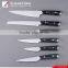 12 pcs forged color wood handle kitchen knife set with acacia block 5cr15mov steel knife