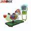 LED screen glassfibre kiddie ride amusement park 3d video car racing game machine