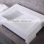 New hot artificial stone resin basin for bathroom ,Wall mounted acrylic solid surface wash basin