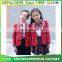 Custom Beautiful Primary School Uniform Fashion Kids Red Blazer Grid Skirt and Pant School Uniform