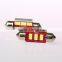 Stable Current IC Control 3SMD 5630 14.5V 6000K White C5W Canbus 36MM Festoon Interior Car LED Bulbs