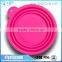 OEM 100% Amazon FBA Free Food Grade Collapsible Silicone Pet Bowl
