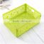 Colorful Plastic Hollowed-out Storage Basket
